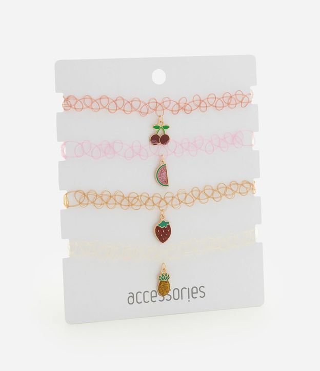 Kit Collar Infantil Gargantilla con Frutas - Talle U 3
