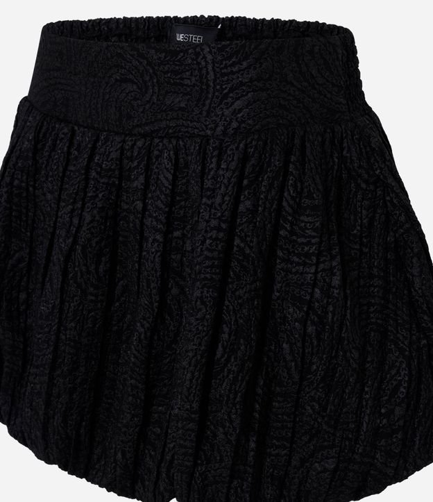 Minifalda Balonê con Textura en Jacquard 2