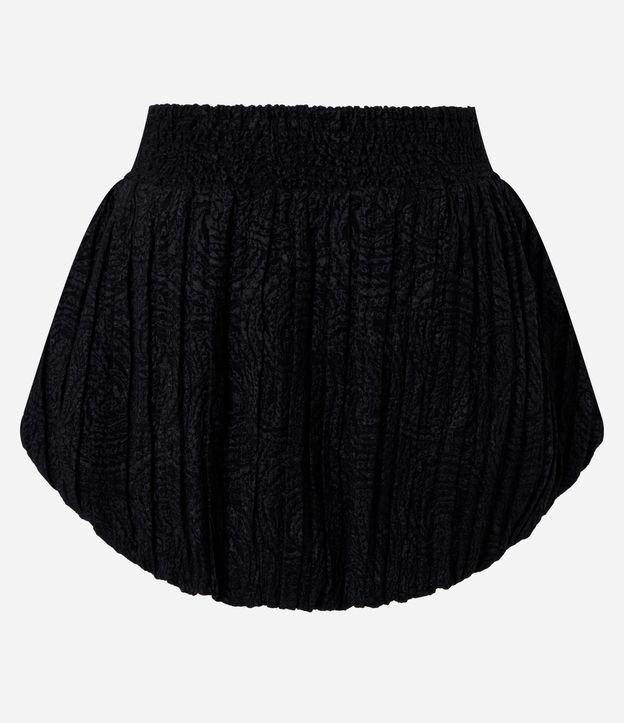 Minifalda Balonê con Textura en Jacquard 3