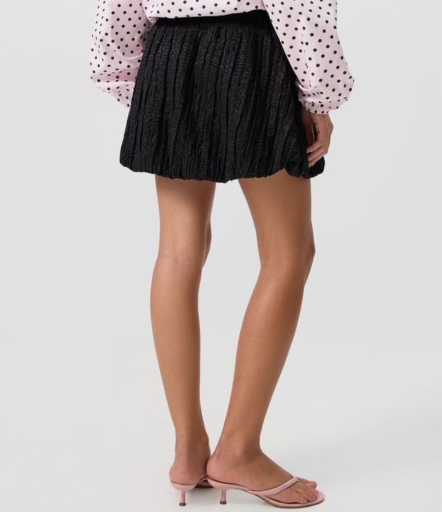 Minifalda Balonê con Textura en Jacquard 4
