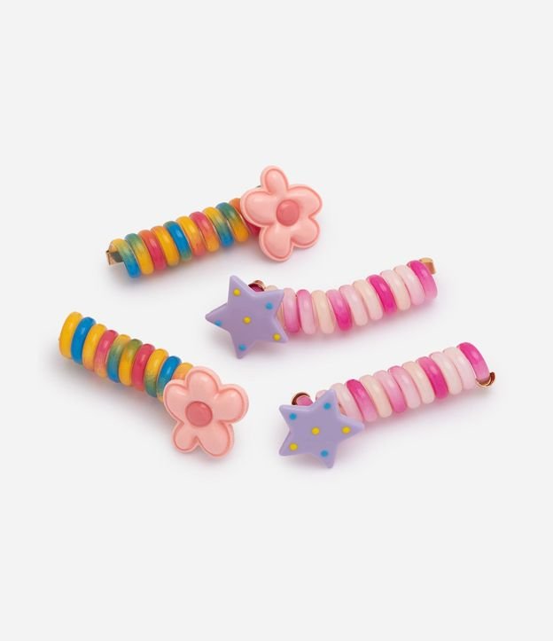 Kit 4 Pinza para el Pelo Infantil - Talle único