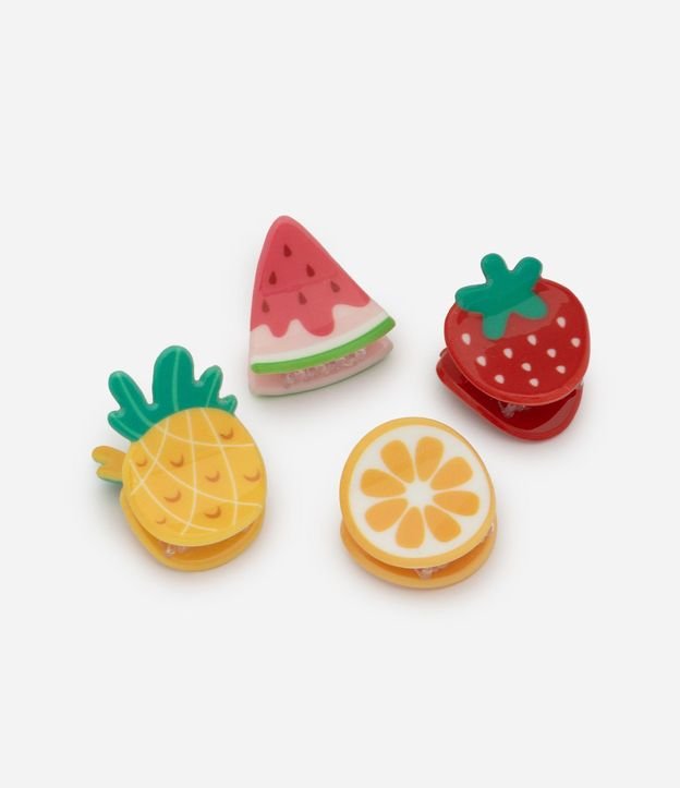 Kit Pinzas Infantil de Frutas con 4 Prendas - Talle U