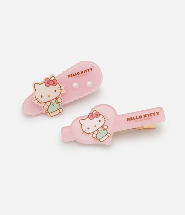 Kit 2 Pinza para el Pelo Infantil Hello kitty - Talle único