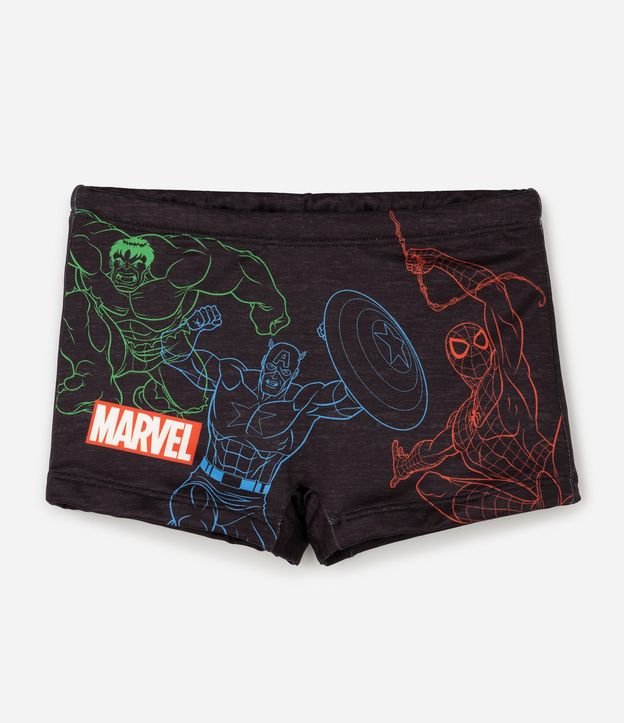 Sunga Infantil Marvel Estampa de Personajes - Talle 3 a 10 años