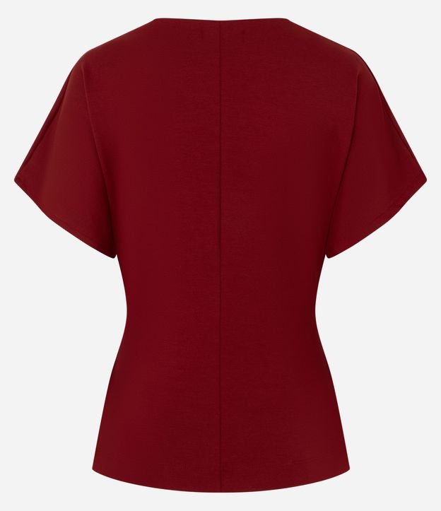 Blusa Peplum Estructurada con Pliegues Delanteros 6