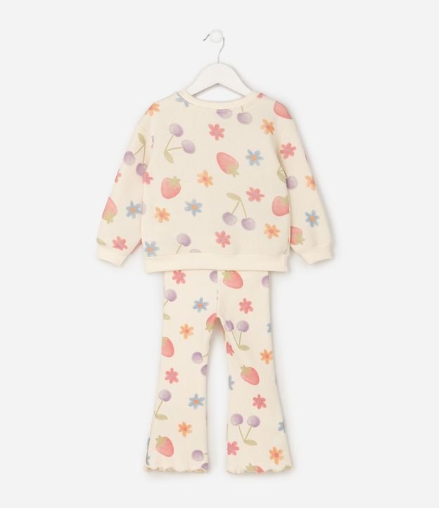 Conjunto Algodón Comfort con Pantalón Flare Infantil - Talle 1 a 6 años 3