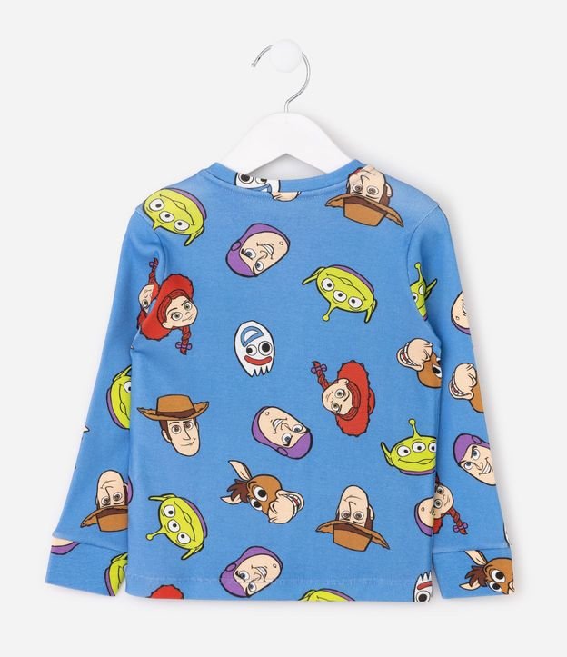 Pijama Infantil Largo en Rib Estampado Toy Story - Talle 2 a 8 años 4