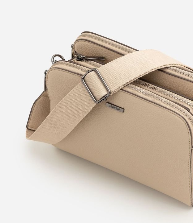 Cartera Transversal Mediana en PU con Asa Ajustable 7