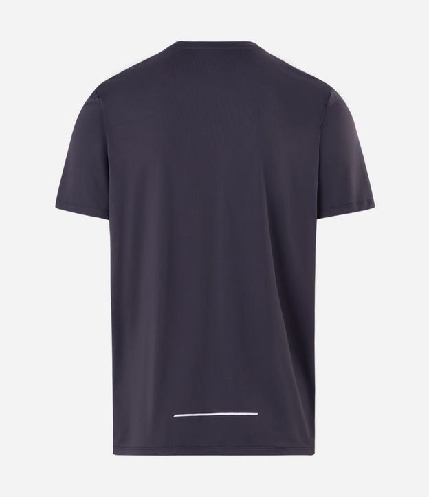 Remera Regular en Poliamida con Tecnologia Dry y Estampa Lettering Seeking My Highs 6
