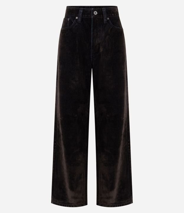 Pantalón Recto Comfort en Jeans con Cintura Alta 5