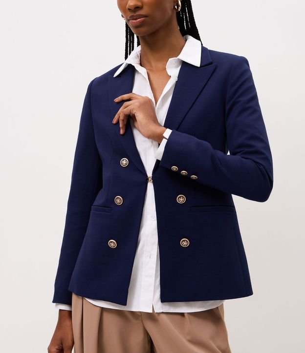 Blazer Slim Sastre con Recorte Estructurado 3