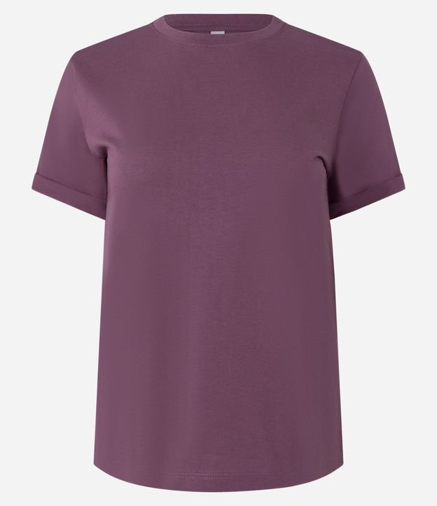 Remera en Media Malla con Manga Corta Doblada 2