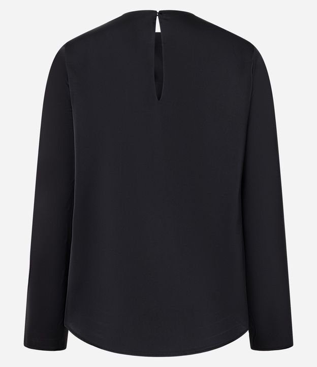Blusa Satinada con Cuello Degagê 2