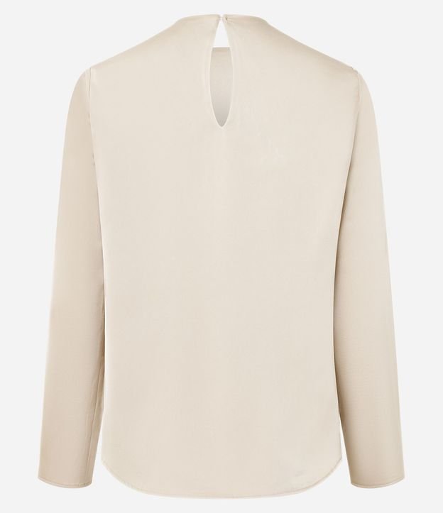 Blusa Satinada con Cuello Degagê 2