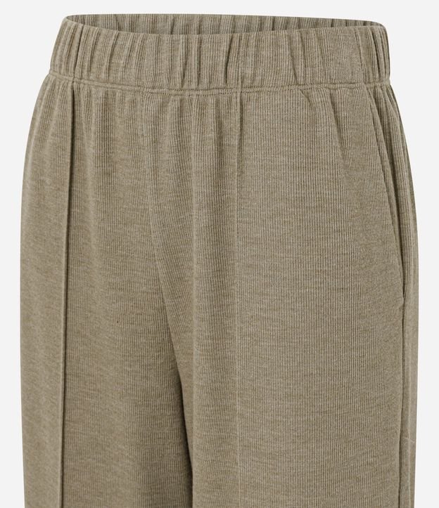 Pantalón Wide Leg en Algodón sin Felpa 3