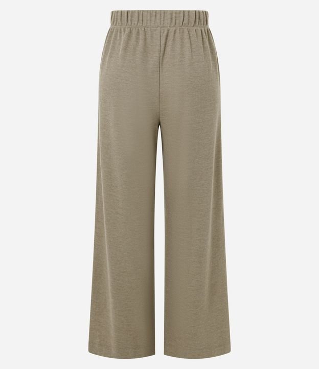 Pantalón Wide Leg en Algodón sin Felpa 4