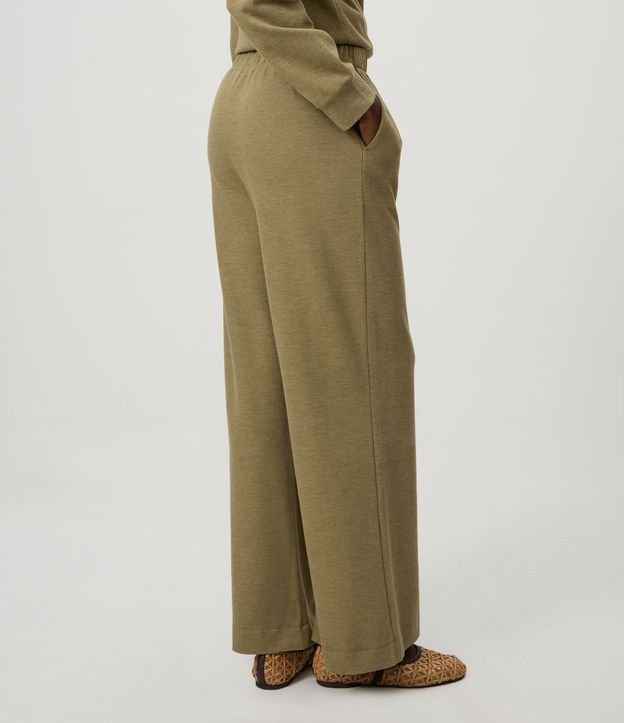 Pantalón Wide Leg en Algodón sin Felpa 9