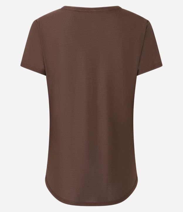 Remera Deportiva en Microfibra con Estampa de Ondas 7