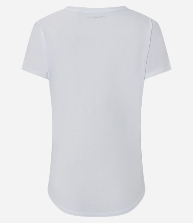 Remera Deportiva en Microfibra con Estampa de Ondas 7