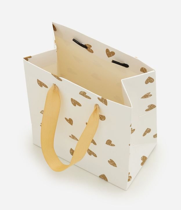 Bolsa de Regalo Extra Pequeña con Estampa de Corazones 3