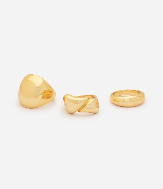 Kit 03 Anillos con Formatos Robustos Variados 2