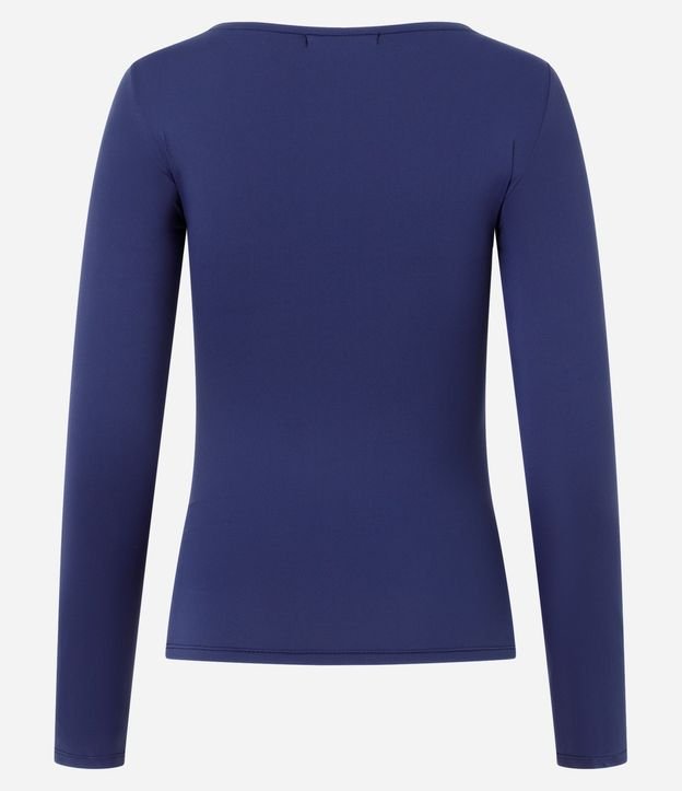 Blusa Regular en Poliamida con Escote Canoa 3