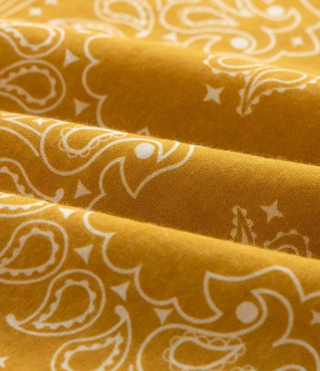 Pañuelo en Cotton con Estampa de Paisley 4