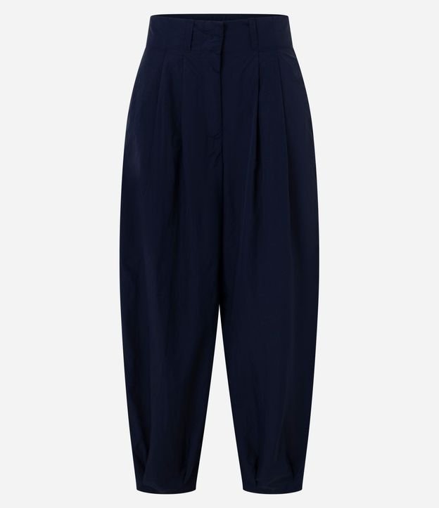 Pantalón Barrel en Poliamida con Cintura Estructurado 7