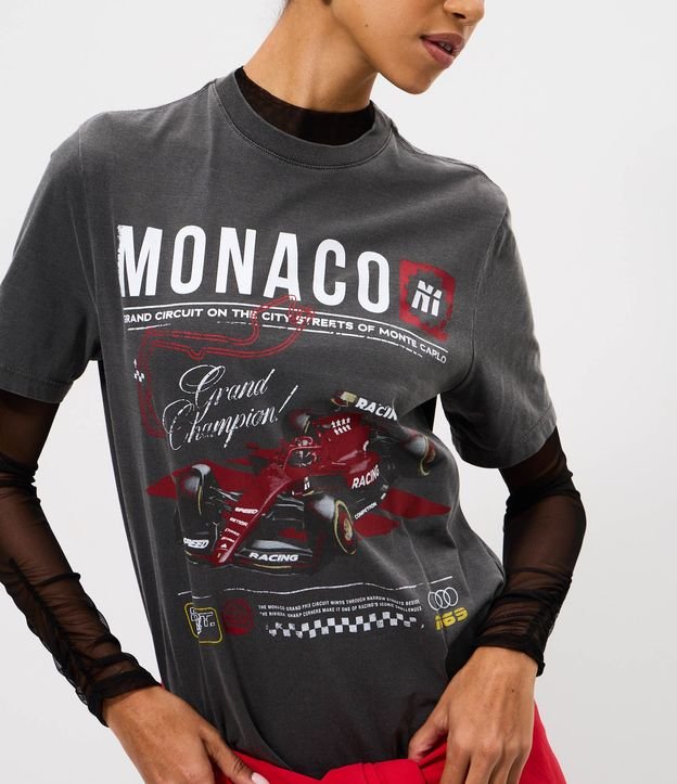 Remera Monaco Estampa de Carro Automobilismo 3