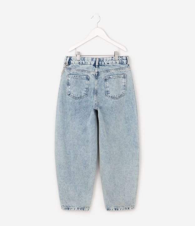 Pantalón Infantil Balloon en Jeans Marmorizado con Cadena - Talle 5 a 16 años 2