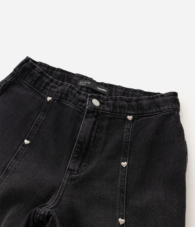 Pantalón Infantil en Algodón Aplicación Corazones - Talle 5 a 16 años 5