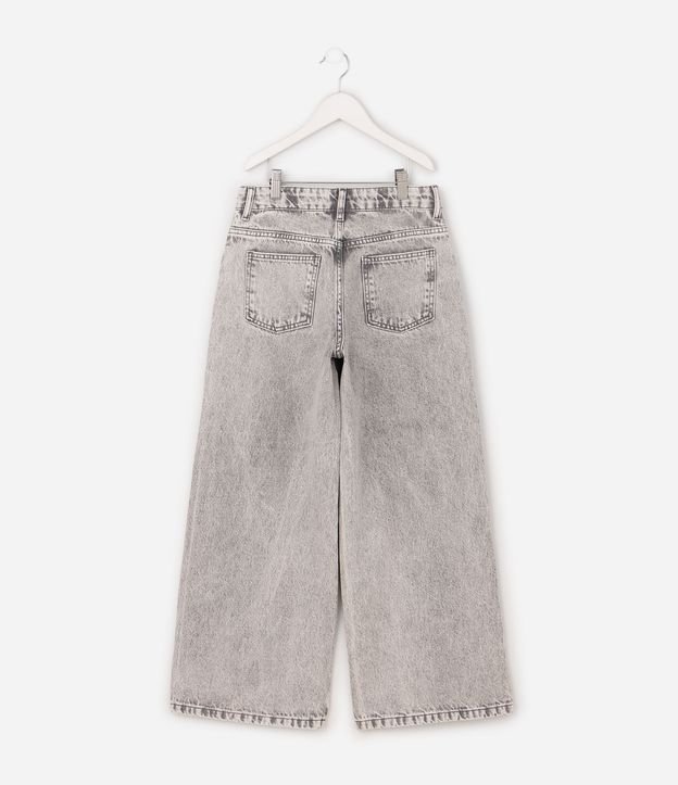 Pantalón de Jean Fashion Wide Infantil - Talle 5 a 16 años 3