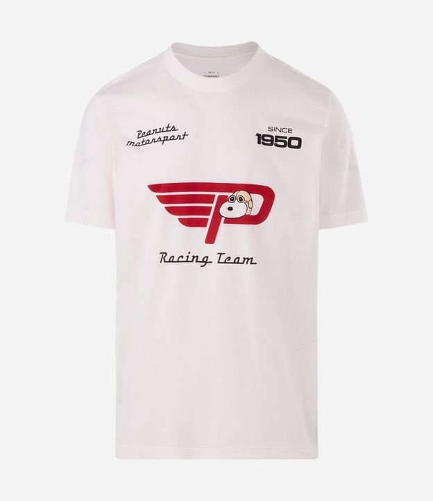 Remera Masculina Snoopy Peanuts Algodón comfort