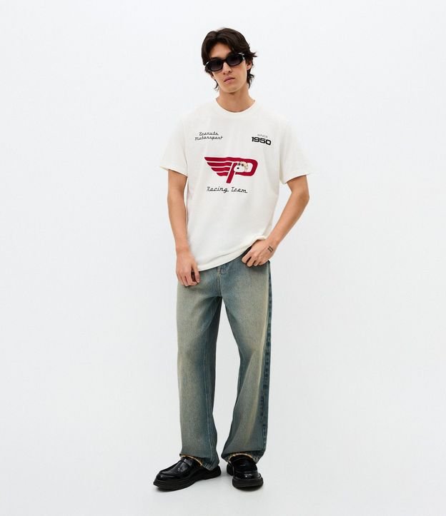 Remera Masculina Snoopy Peanuts Algodón comfort 2