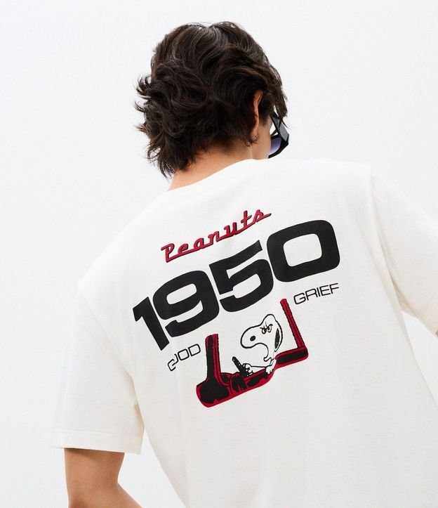 Remera Masculina Snoopy Peanuts Algodón comfort 3