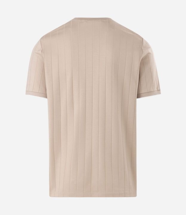 Remera en Algodón Peruano Texturizada con Rayas Verticales 6