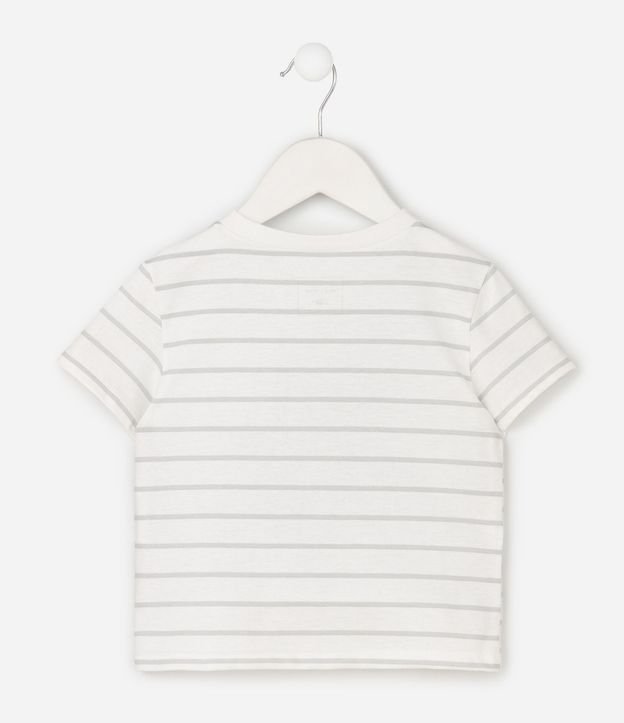 Remera Slim Infantil Rayada con Estampado Osita Bailarina – Talle 1 a 6 años 3