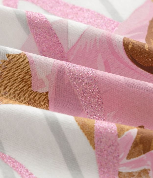 Remera Slim Infantil Rayada con Estampado Osita Bailarina – Talle 1 a 6 años 4