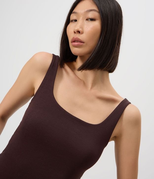Blusa en Rib con Bretel Ancho 3