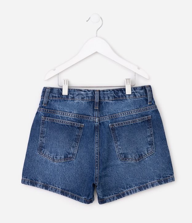 Short Jeans Infantil con Aplicación de Brillos - Talle 5 a 16 años 3