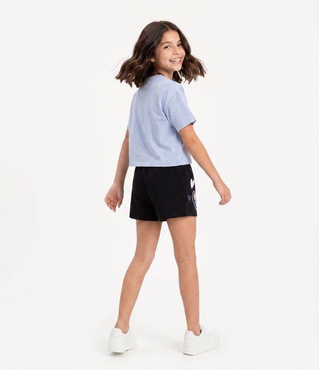 Remera Boxy Infantil con Corazones y Lentejuela – Talle 5 a 16 años 7