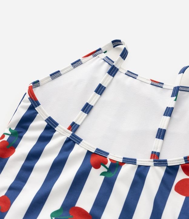 Malla Infantil Accessories Estampado Cerezas y Rayas - Talle 5 a 14 años 4