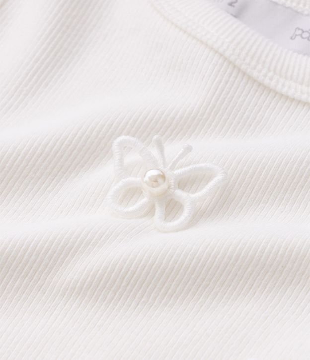 Remera Infantil Poim con Bordados de Flores Talle 1 a 6 años 9