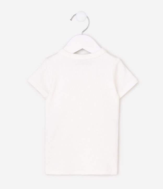 Remera Infantil Poim con Bordados de Flores Talle 1 a 6 años 4