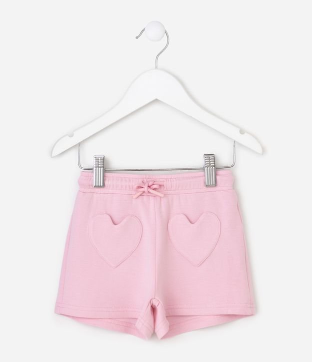 Short Runner Infantil en Modal con Bolsillos de Corazón – Talle 1 a 6 años 2