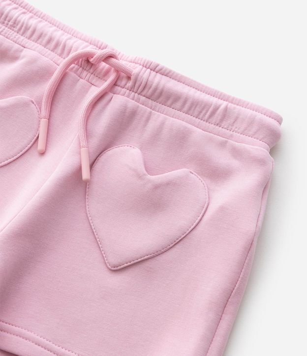 Short Runner Infantil en Modal con Bolsillos de Corazón – Talle 1 a 6 años 5