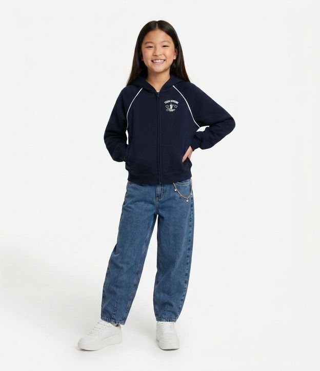 Campera Comfort en Algodón con Capucha Kuromi Infantil - Talle 5 a 16 años