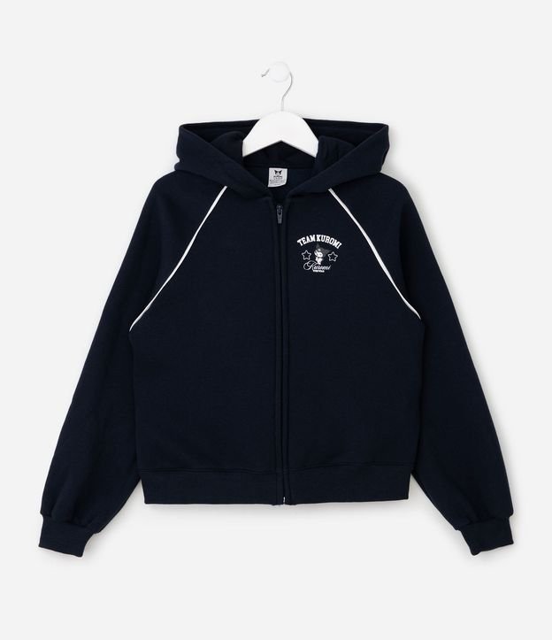 Campera Comfort en Algodón con Capucha Kuromi Infantil - Talle 5 a 16 años 2