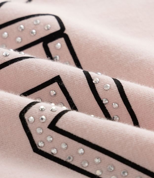 Remera Infantil con Estampado Huntrix y Detalle en Brillo – Talle 5 a 14 años 4