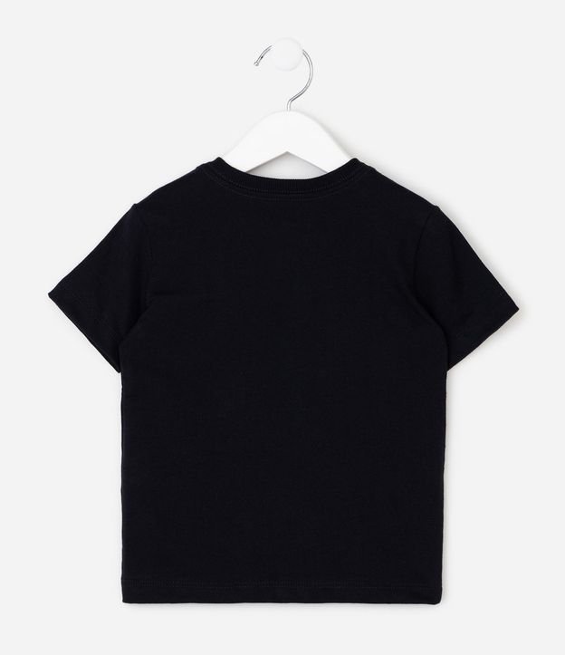 Remera Infantil con Estampa de Mini Heróis con Biés Contrastante – Talle 2 a 6 años 3